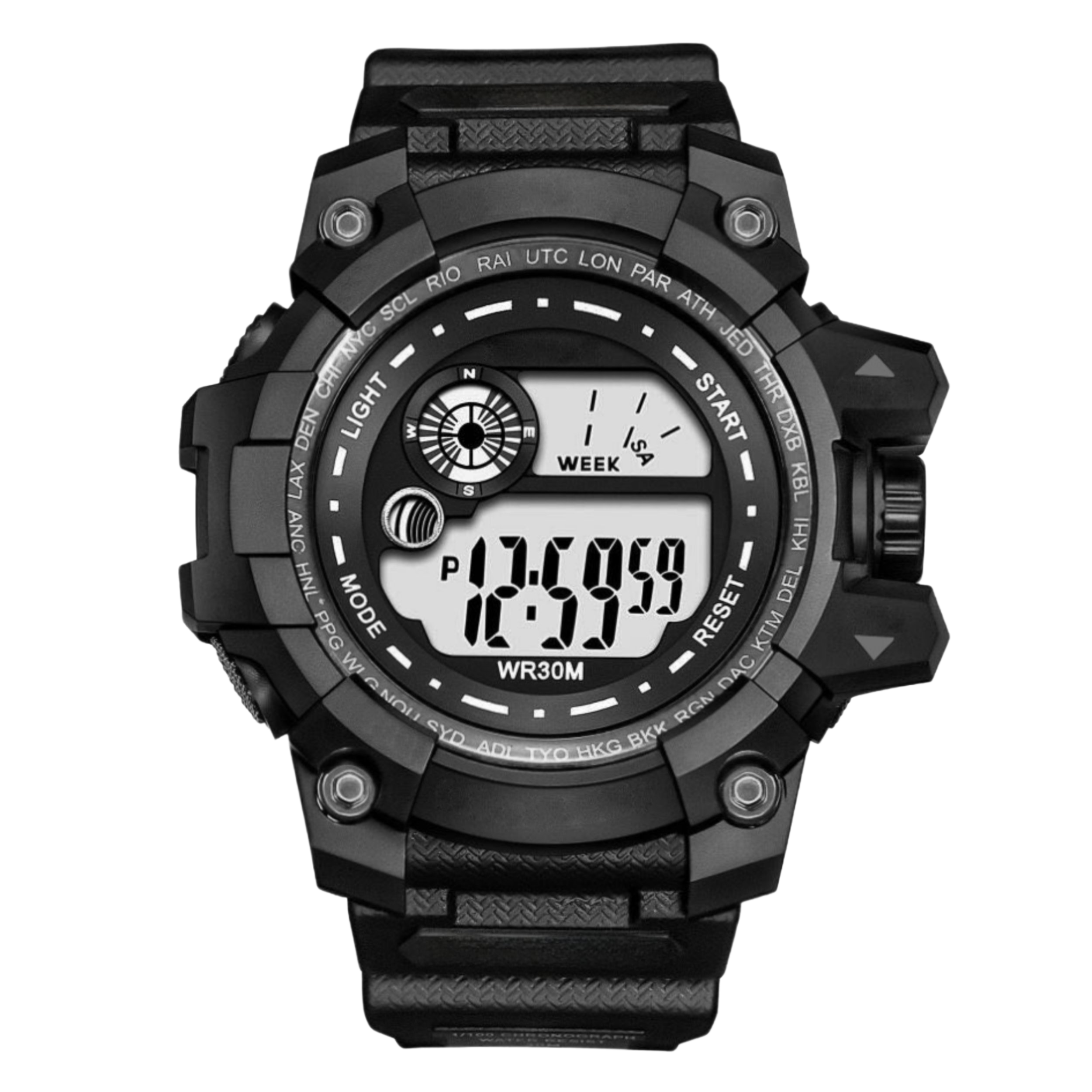 ساعت مچی دیجیتال مدل اسپرت تک زمانه